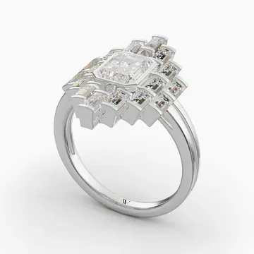 Kryst Emerald 14KW Ring - Loading