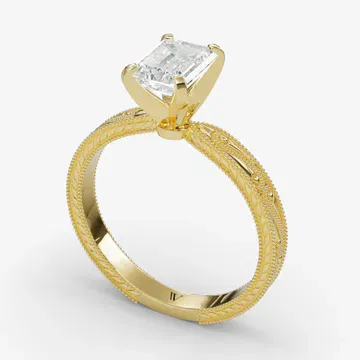 Lirae Emerald 14KY Ring - Loading
