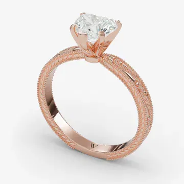 Lirae Heart 14KR Ring - Loading