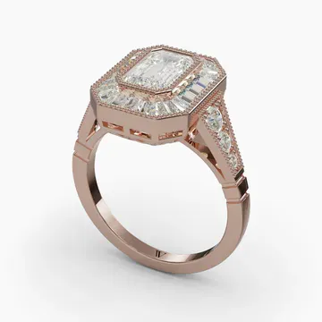 Luxen Emerald 14KR Ring - Loading