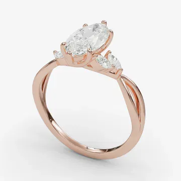 Mena Marquise 14KR Ring - Loading