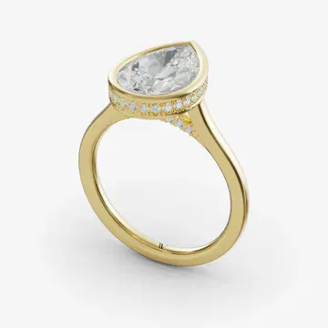 Nival Pear 14KY Ring - Loading