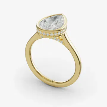 Nival Pear 14KY Ring - Loading