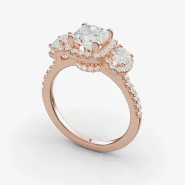Norell Cushion 14KR Ring - Loading