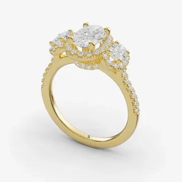 Norell Oval 14KY Ring - Loading