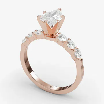 Nylis Pear 14KR Ring - Loading