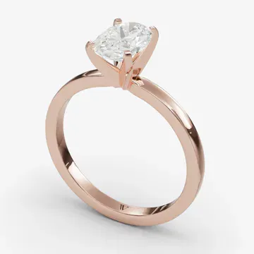 Ocea Oval 14KR Ring - Loading