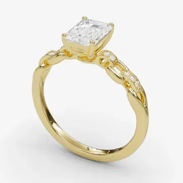 Perenne Emerald 14KY Ring - Loading