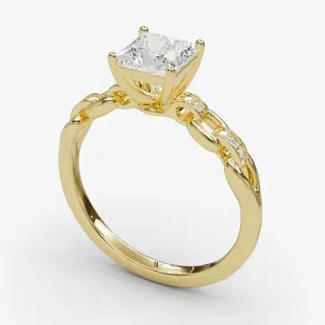 Perenne Princess 14KY Ring - Loading