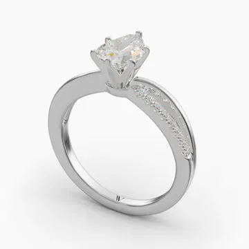 Polaris Pear 14KW Ring - Loading