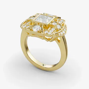 Prism Princess 14KY Ring - Loading