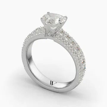 Riven Heart 14KW Ring - Loading