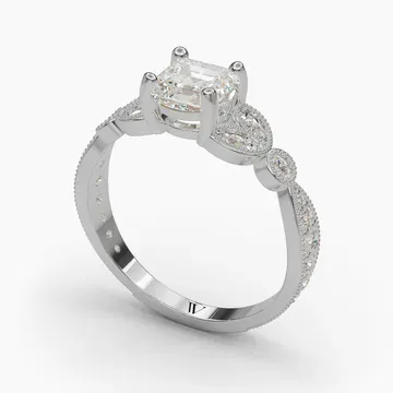 Skye Asscher 14KW Ring - Loading