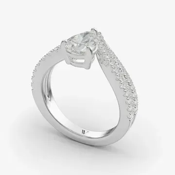 Soli Pear 14KW Ring - Loading