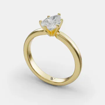 Sorrq Pear 14KY Ring - Loading