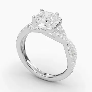 Stellune Asscher 14KW Ring - Loading