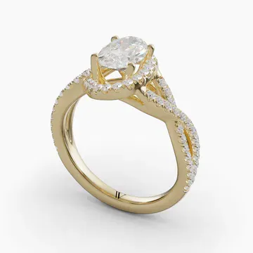 Stellune Oval 14KY Ring - Loading