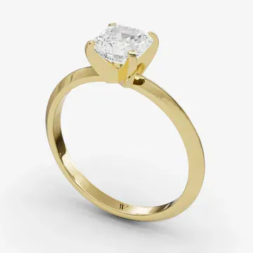 Sylun Asscher 14KY Ring - Loading