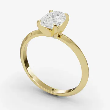 Sylun Oval 14KY Ring - Loading