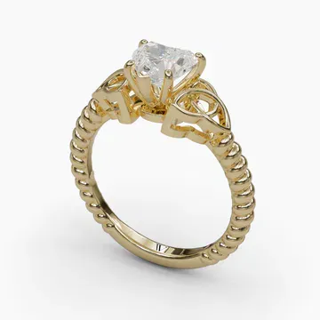 Thalyn Heart 18KYV Ring - Loading