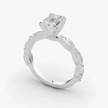 Trind Emerald 14KW Ring - Loading