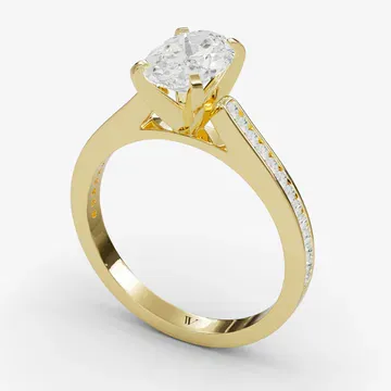 Velora Oval 14KY Ring - Loading