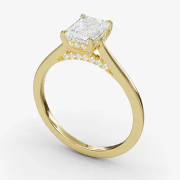 Wrenq Emerald 14KY Ring - Loading