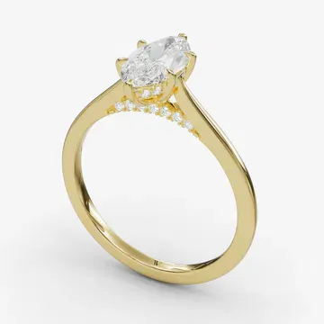 Wrenq Marquise 14KY Ring - Loading