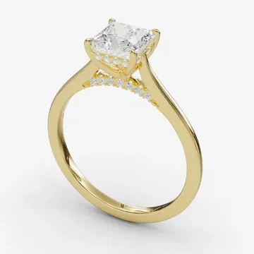 Wrenq Princess 14KY Ring - Loading