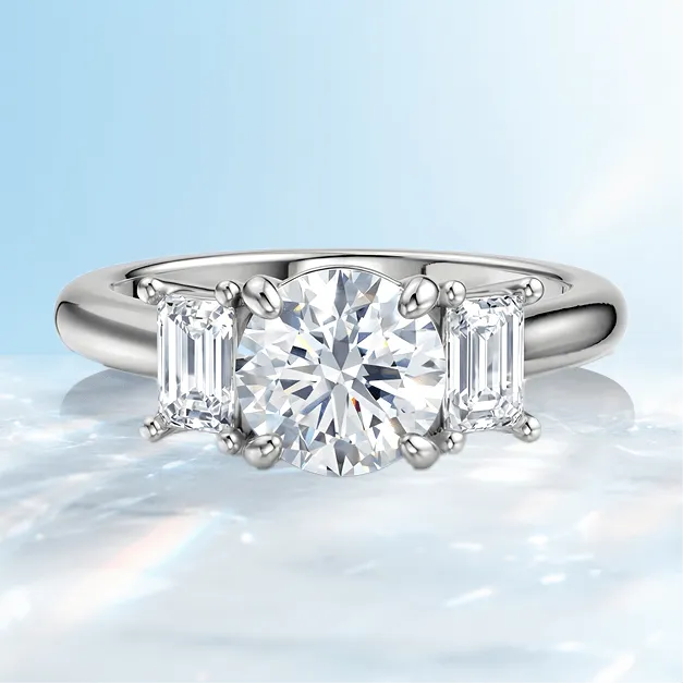 Three Stone Engagement Ring