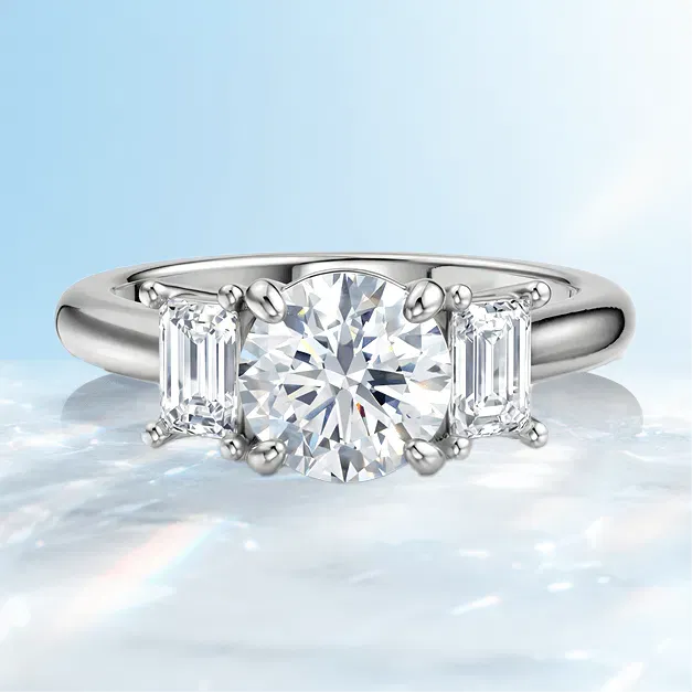 Three Stone Engagement Ring