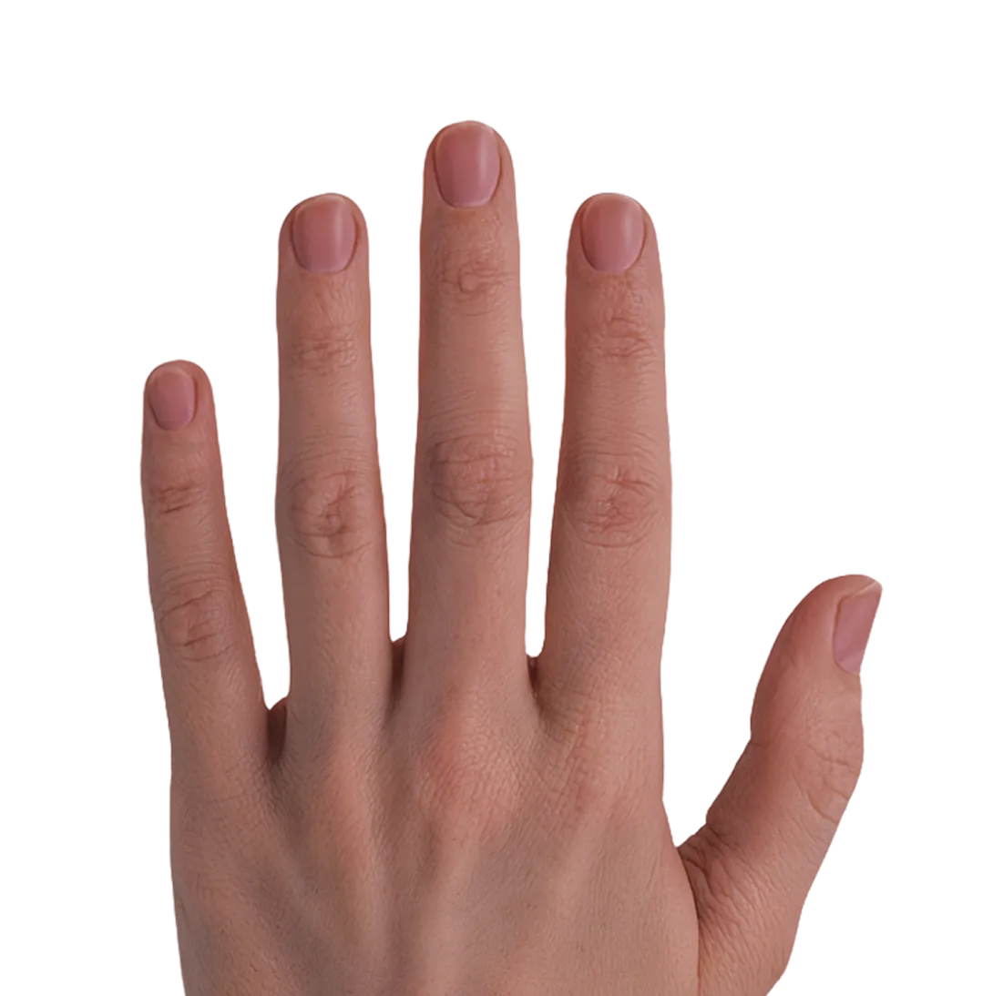 Hand with diamond