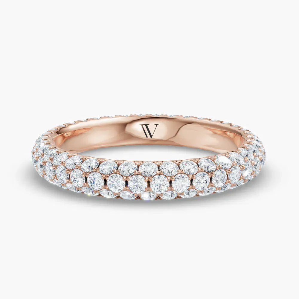 Unique, Eternity, Stackable Lab Diamond Ring (1.4 CTW) in 14K Rose Gold-Belyn