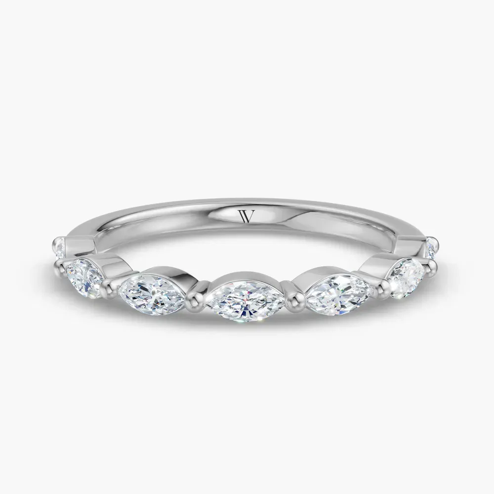 Stackable, Simple Lab Diamond Ring (0.4 CTW) in 14K White Gold-Gurl