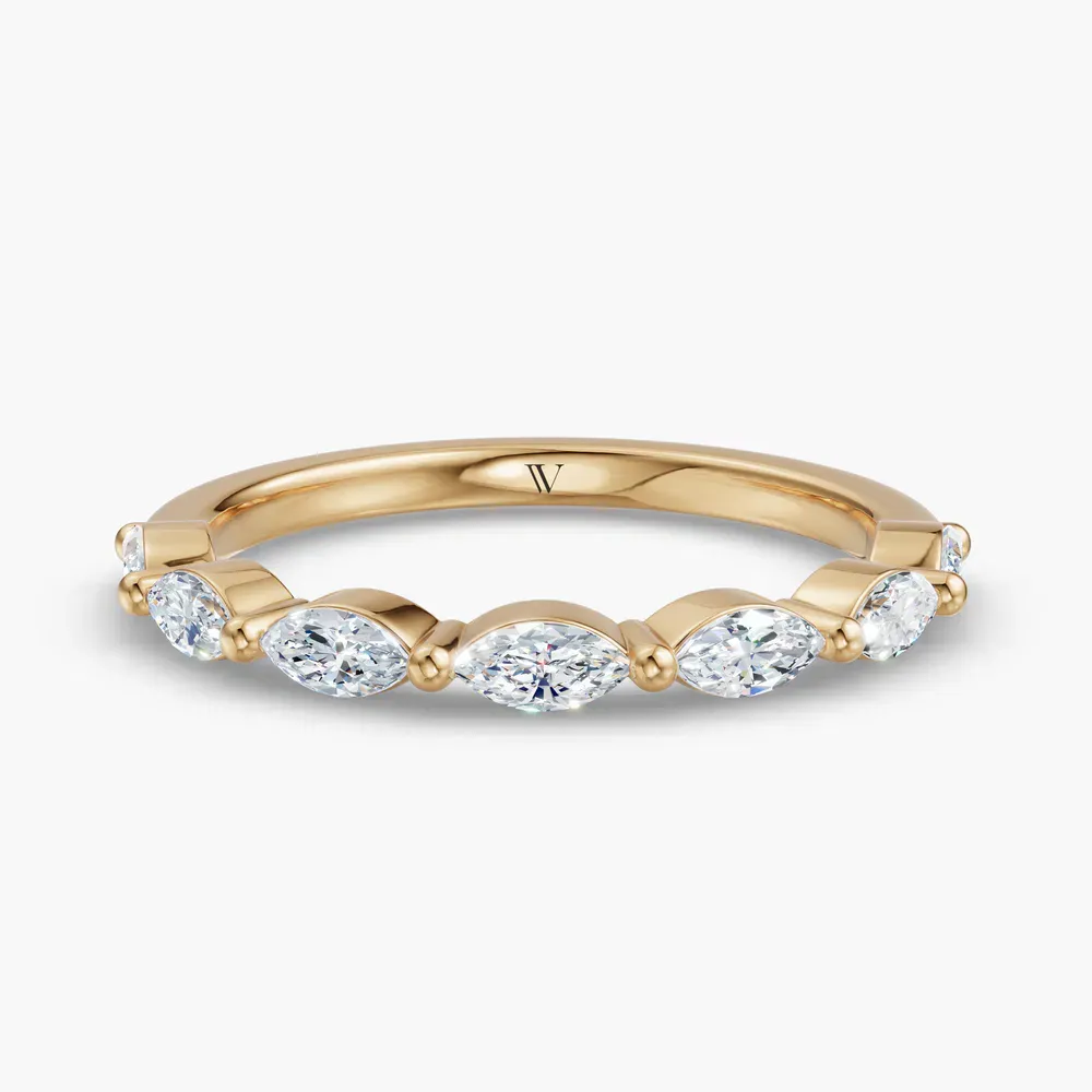 Stackable, Simple Lab Diamond Ring (0.4 CTW) in 14K Yellow Gold-Gurl