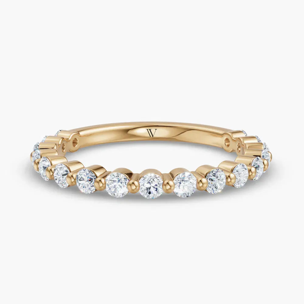 Stackable, Simple, Diamond Lab Diamond Ring (0.6 CTW) in 14K Yellow Gold-Tuxiel