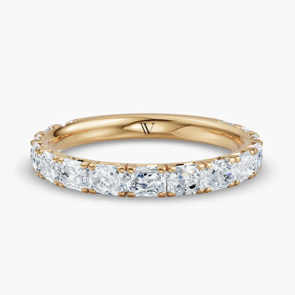Stackable, Baguette Lab Diamond Ring (1.4 CTW) in 14K Yellow Gold-Cevu