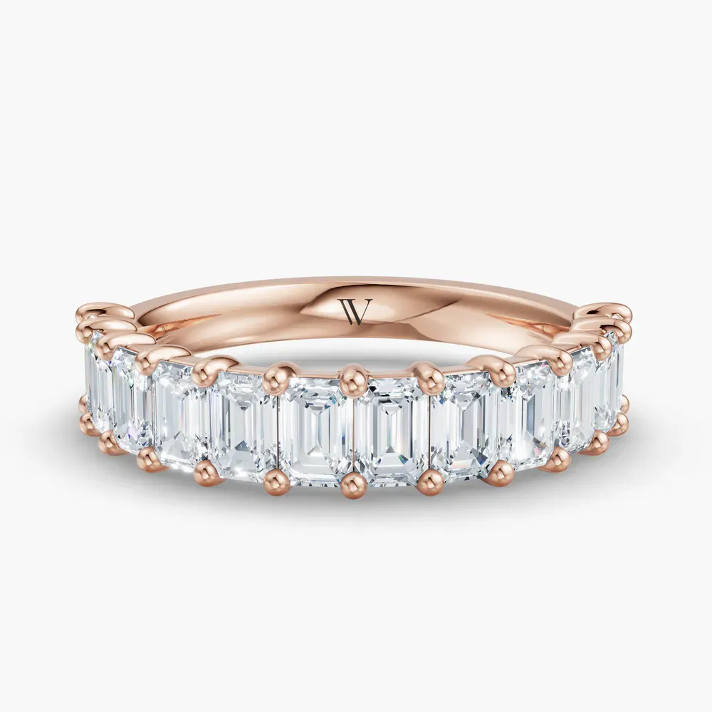 Baguette, Stackable, Simple Lab Diamond Ring (1.7 CTW) in 18KRV-Sylvon