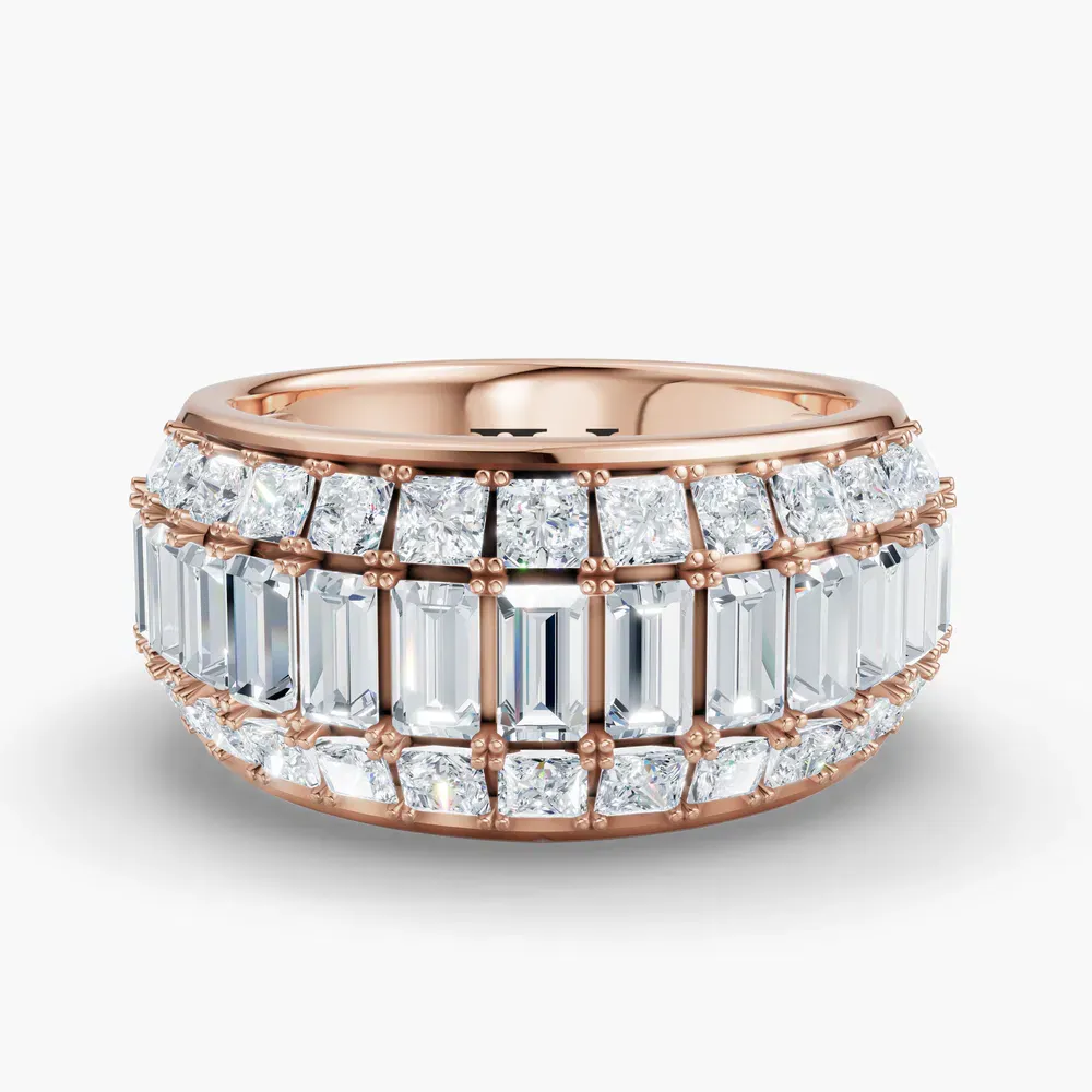 Eternity, Stackable Lab Diamond Ring (2 CTW) in 18KRV-Cyen