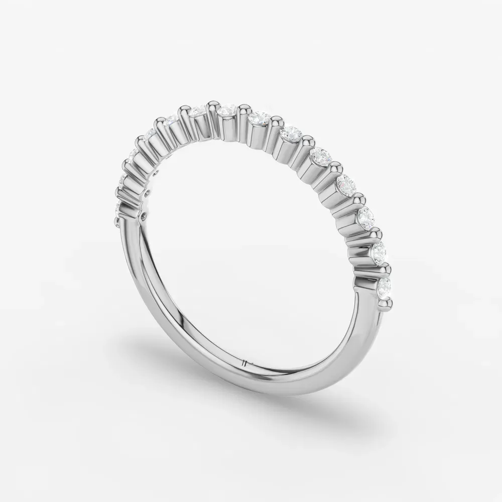 Stackable, Simple, Diamond Lab Diamond Ring (0.2 CTW) in 18KWV-Voris