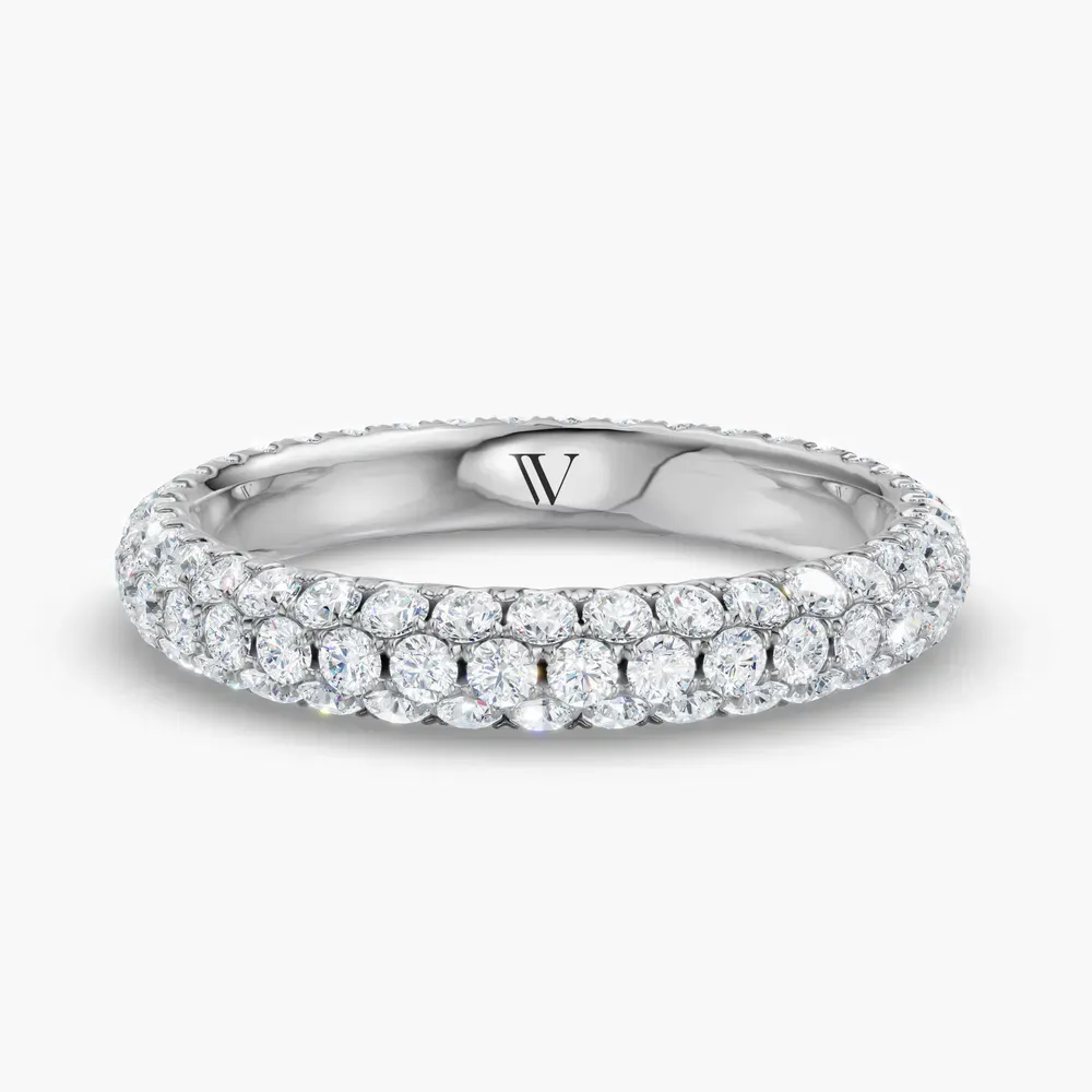 Unique, Eternity, Stackable Lab Diamond Ring (1.4 CTW) in 18K White Gold-Belyn