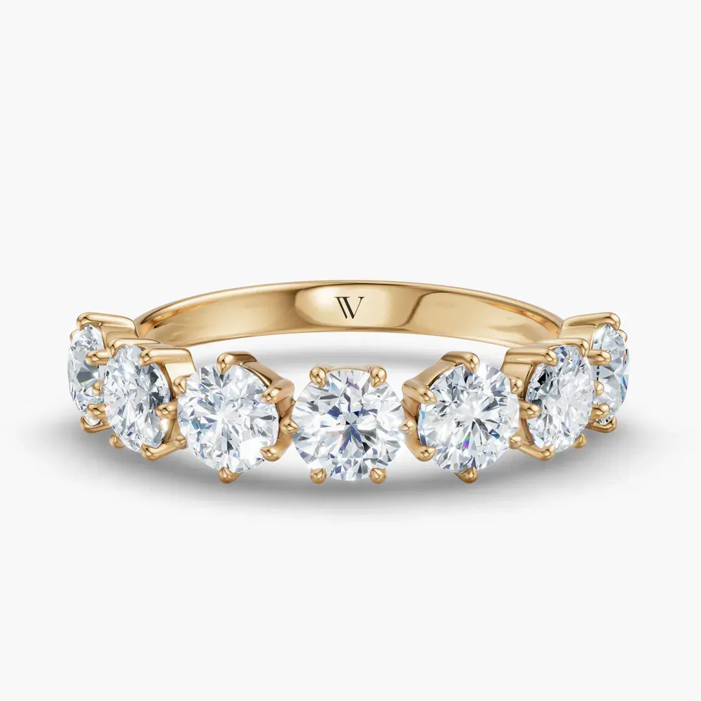 Stackable, Simple Lab Diamond Ring (1.5 CTW) in 18KYV-Ubelis