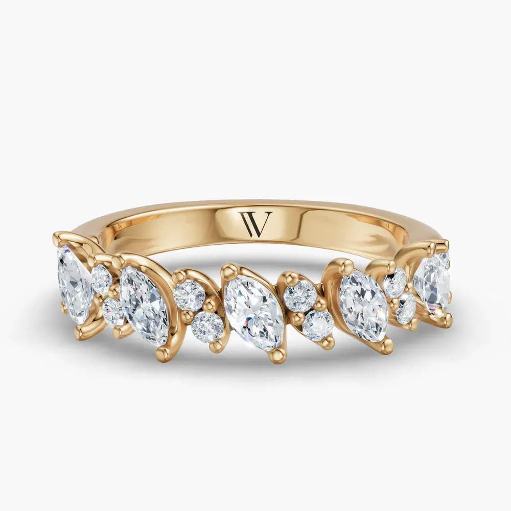 Stackable Lab Diamond Ring (0.7 CTW) in 18KYV-Orim