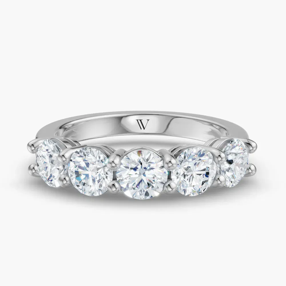 Stackable, Diamond Lab Diamond Ring (1.5 CTW) in 14K White Gold-Cevlor