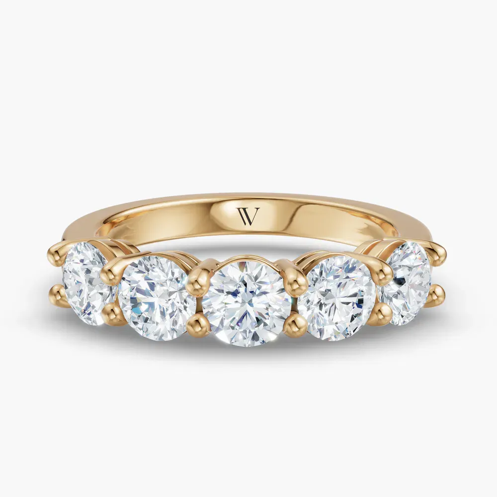 Stackable, Diamond Lab Diamond Ring (1.5 CTW) in 14K Yellow Gold-Cevlor