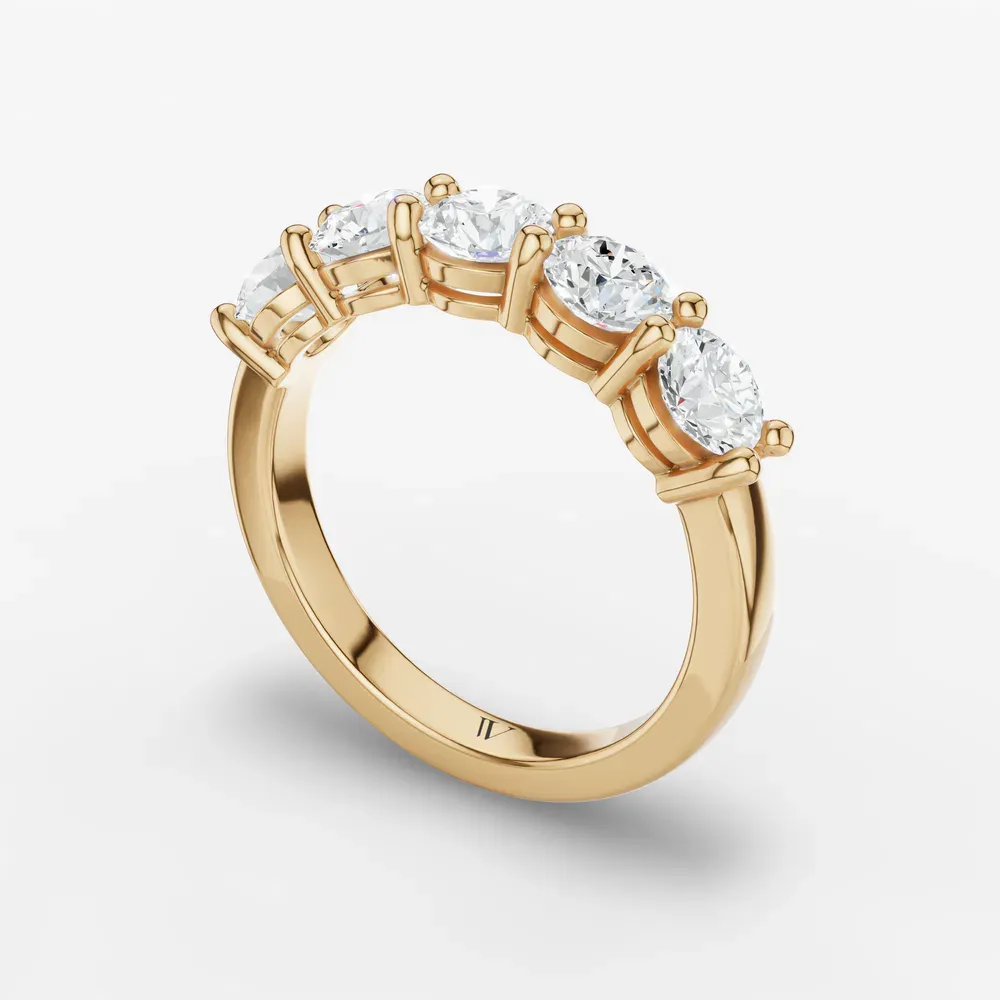 Stackable, Diamond Lab Diamond Ring (1.5 CTW) in 14K Yellow Gold-Cevlor