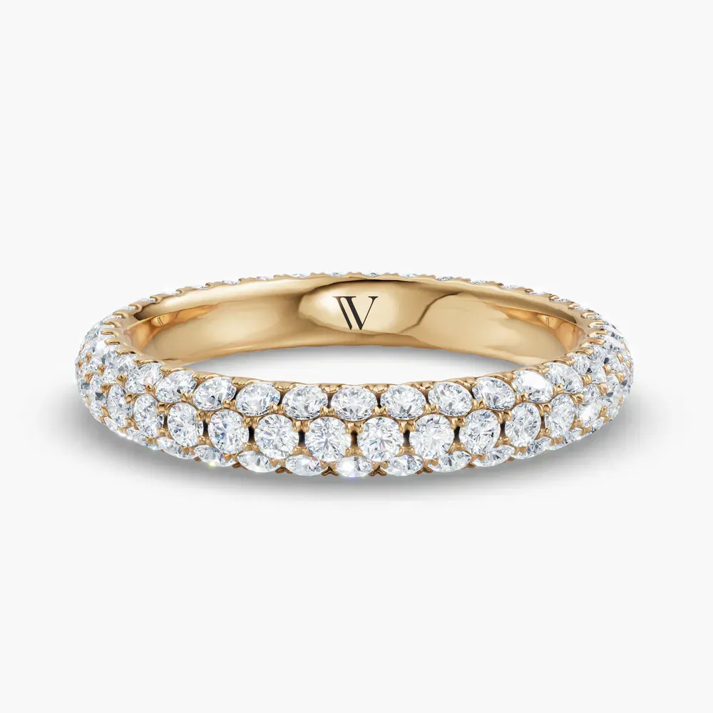 Unique, Eternity, Stackable Lab Diamond Ring (1.4 CTW) in 14K Yellow Gold-Belyn