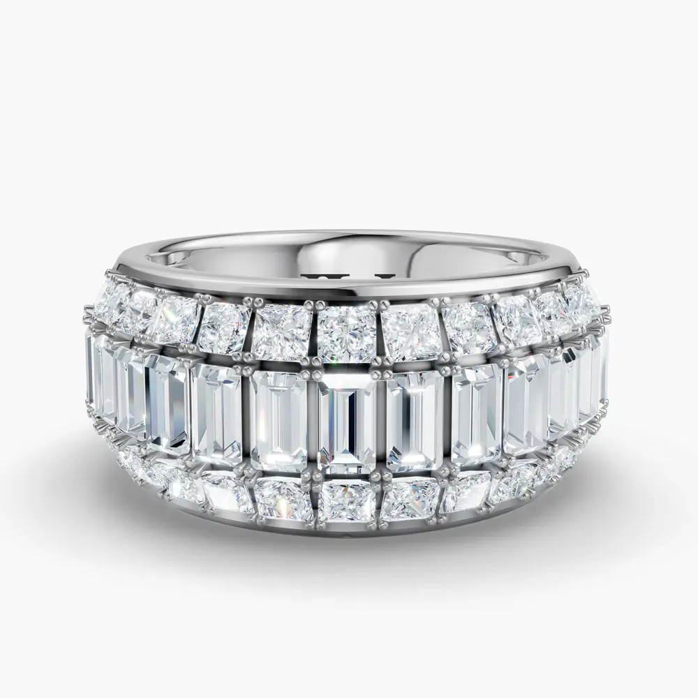 Eternity, Stackable Lab Diamond Ring (2 CTW) in 18KWV-Cyen