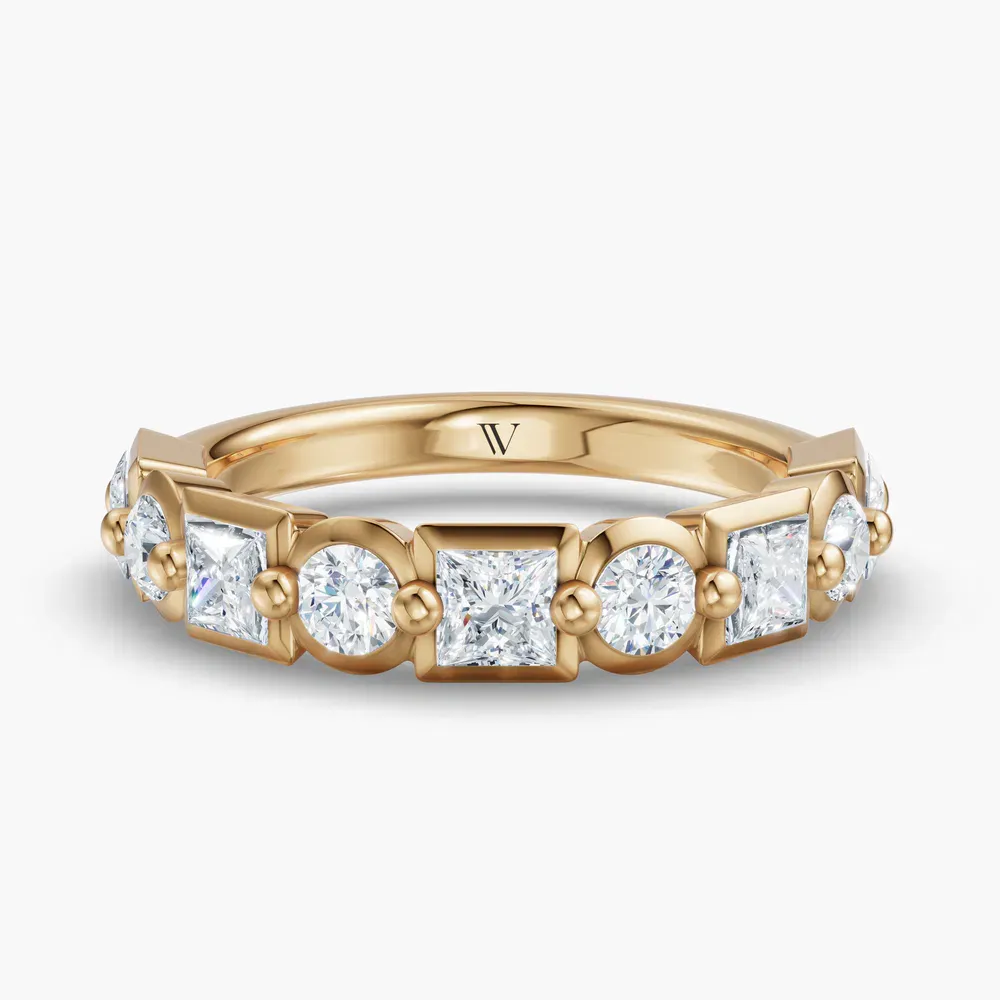 Modern, Bezel Lab Diamond Ring (1.1 CTW) in 14K Yellow Gold-Ivorel