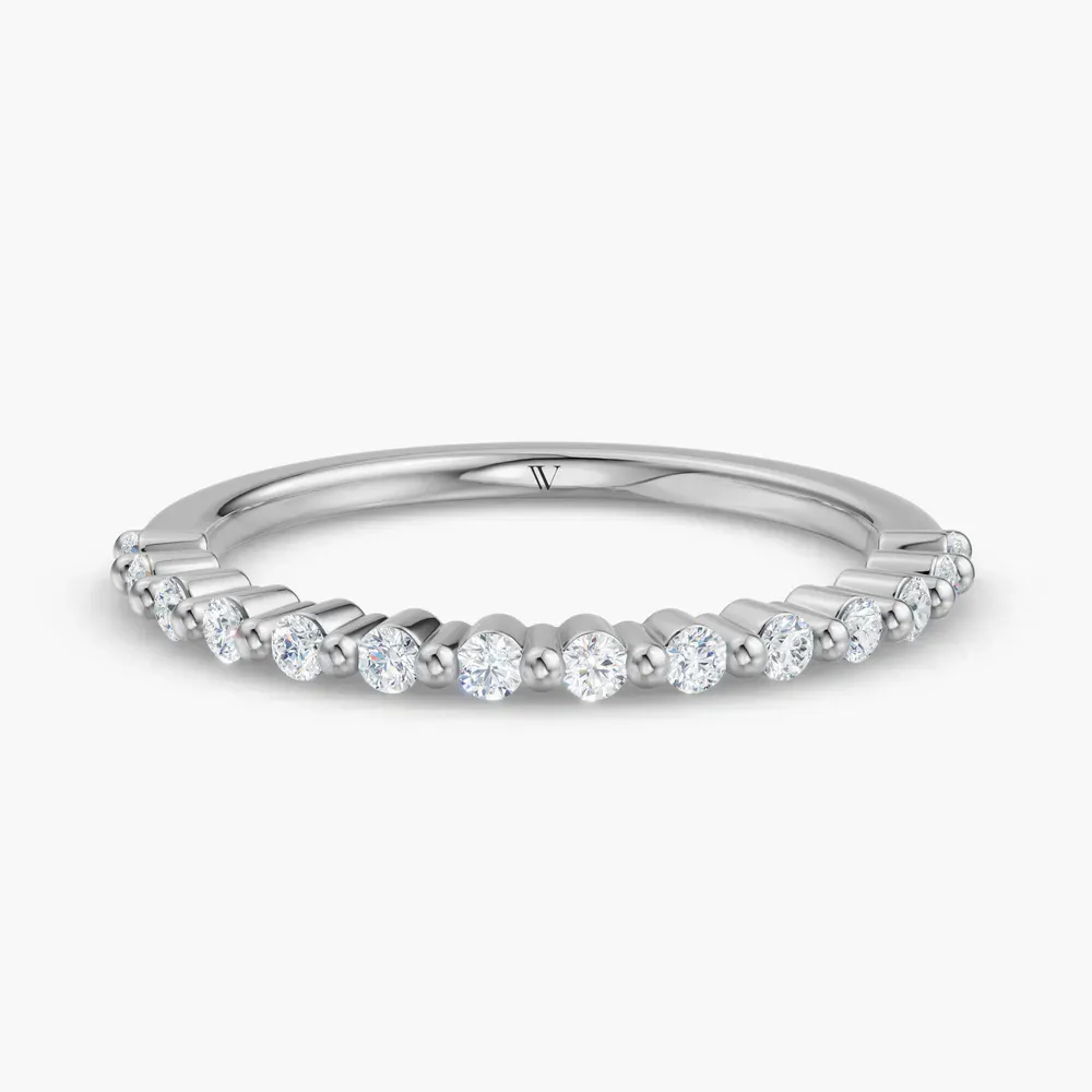 Stackable, Simple, Diamond Lab Diamond Ring (0.2 CTW) in Platinum-Voris